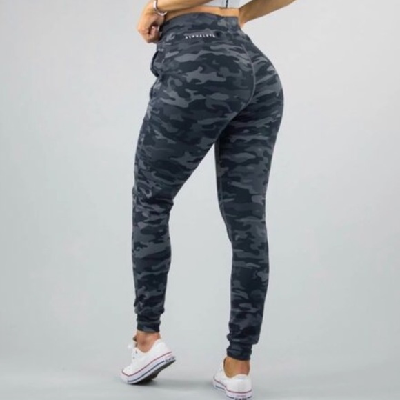 womens grey camo joggers